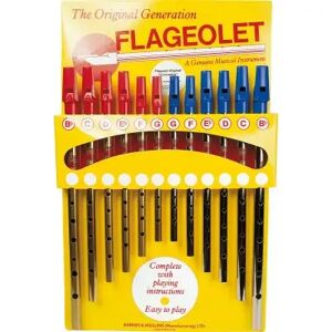 Etnic Folk Flageolet - Tin Whistle/ 12 FLAGEOLETS LAITON NICKEL EN 6 TONALITES