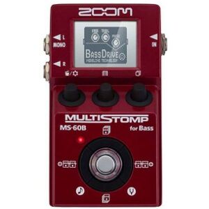 Zoom Multi effets basse/ MS-60B PEDALE MULTI-EFFETS COMPACTE POUR BASSE