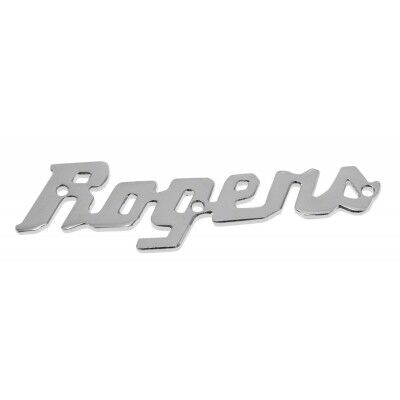 Rogers Drums Accessoires caisse claire/ 5SLOGO LOGO BADGE ACIER CHROME