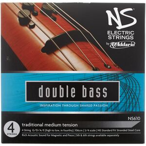 (tg. Set) D'addario Ns610 Ns610 - Muta Di Corde Per Contrabbasso E - Nuovo 