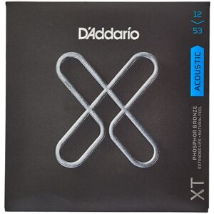 Confezione Da 3 Corde Per Chitarra Acustica D'addario Xtapb1253-3p Bronzo Fosforo 12-53