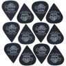 Dunlop Plectrums Tortex Sharp 1,35 12 Black