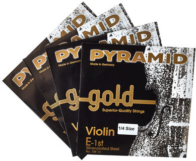 Pyramid Gold Violin Strings 1/4