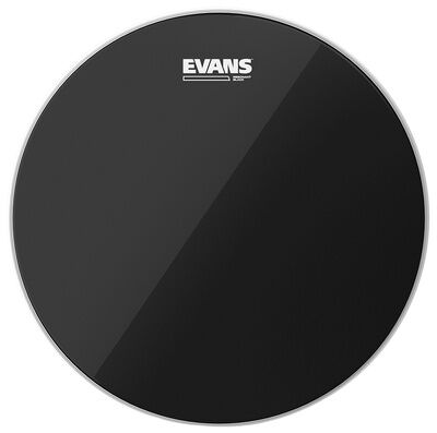 Evans 15" TomTom Resonant Head Black Black