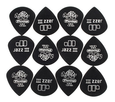 Dunlop Tortex PitchblackJazz 1,00 12P