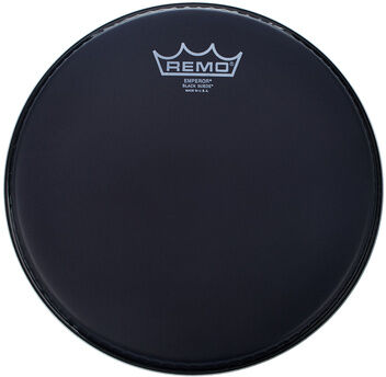 Remo 12" Emperor Black Suede