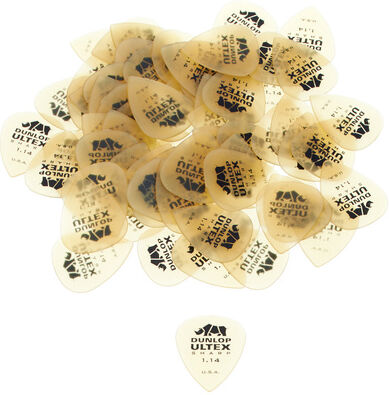 Dunlop Ultex Sharp Players Picks 1.14