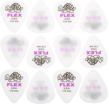 Dunlop Tortex Flex Picks 1,14 12 White