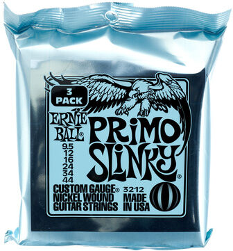 Ernie Ball Primo Slinky 3-pack 3212