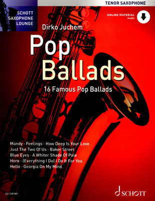 Schott Pop Ballads for Tenorsax