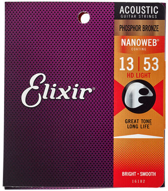 Elixir 16182 Phosphor Bronze HD Light