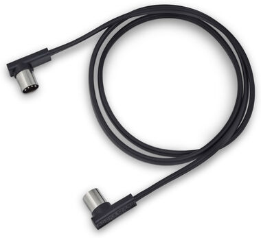 Rockboard Flat MIDI Cable 100cm Black