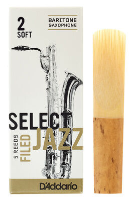 Daddario Woodwinds Select Jazz Filed Baritone 2S