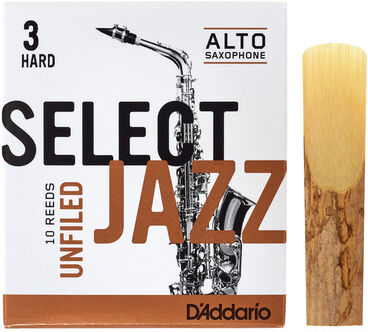 DAddario Woodwinds Select Jazz Unfiled Alto 3H