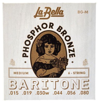 La Bella BG-M Phosphor Bronze Baritone