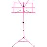 keepdrum MUS2PK muziekstandaard muziekstandaard roze + 10 muziekstandaard magneten MG10