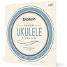 D'Addario Daddario EJ87T Clear nylon sopraan ukelele snarenset titanium. Tenor