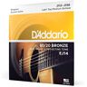 D'Addario Gitaarsnaren westerngitaar   gitaarsnaren akoestische gitaar   akoestische gitaarsnaren   EJ14 set brons akoestische gitaarsnaren gitaar 012' 056'