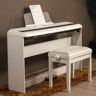 Fazley DP-250-WH digitale piano met onderstel en pianobank wit