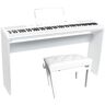 Fazley FSP-200-W digitale piano wit + onderstel wit + pianobank wit