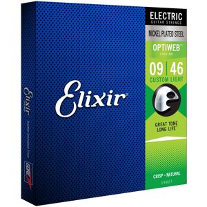 Elixir 19027 - Electric Nickel Plated Steel Optiweb 009-046