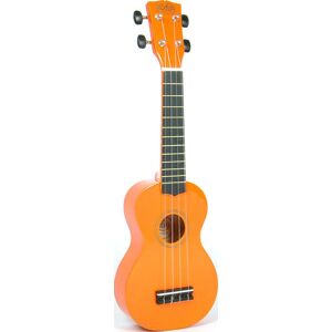 Korala UKS-30-OR soprano ukulele with guitar machine heads, with bag, orange