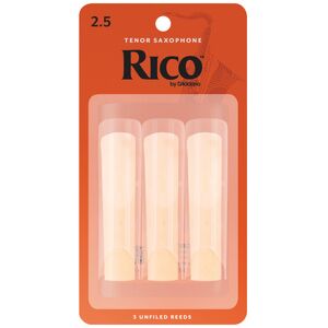 DAddario Woodwinds Rico Tenor Sax 2.5 - 3-Pack