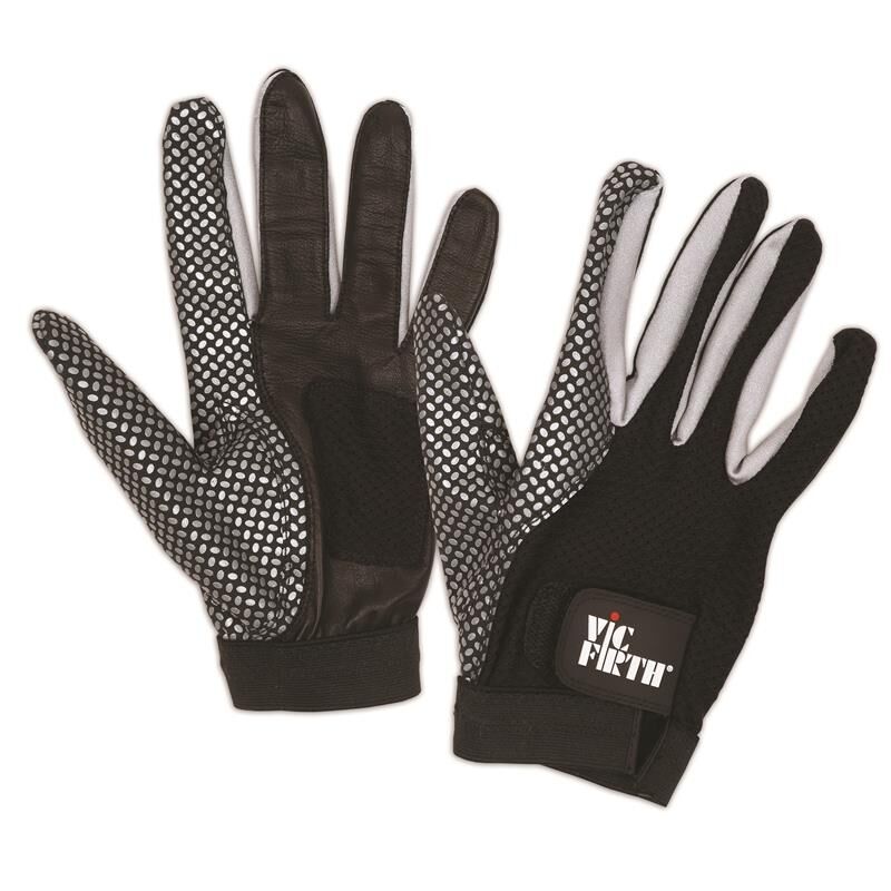 Vic Firth Drumming Glove, Medium Enhanced Grip And Ventilated Palm