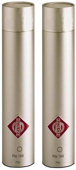 Neumann Km 183 Stereo Set Omni-Directional Mics Nickel