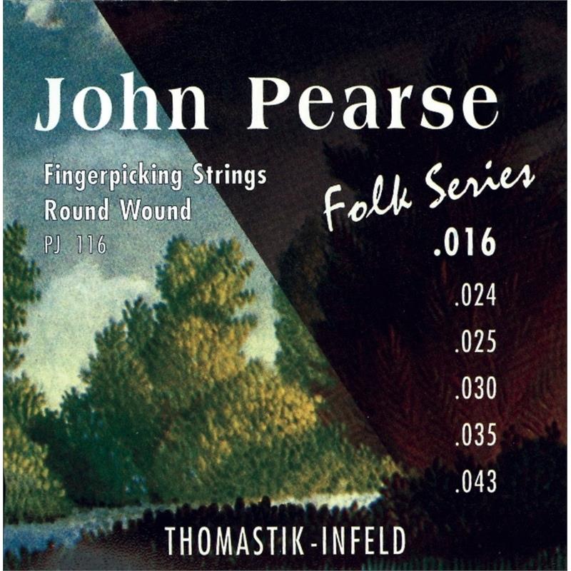 Thomastik Pj116 For Classic Guitar (016-043) John Pearse Folk Series Light