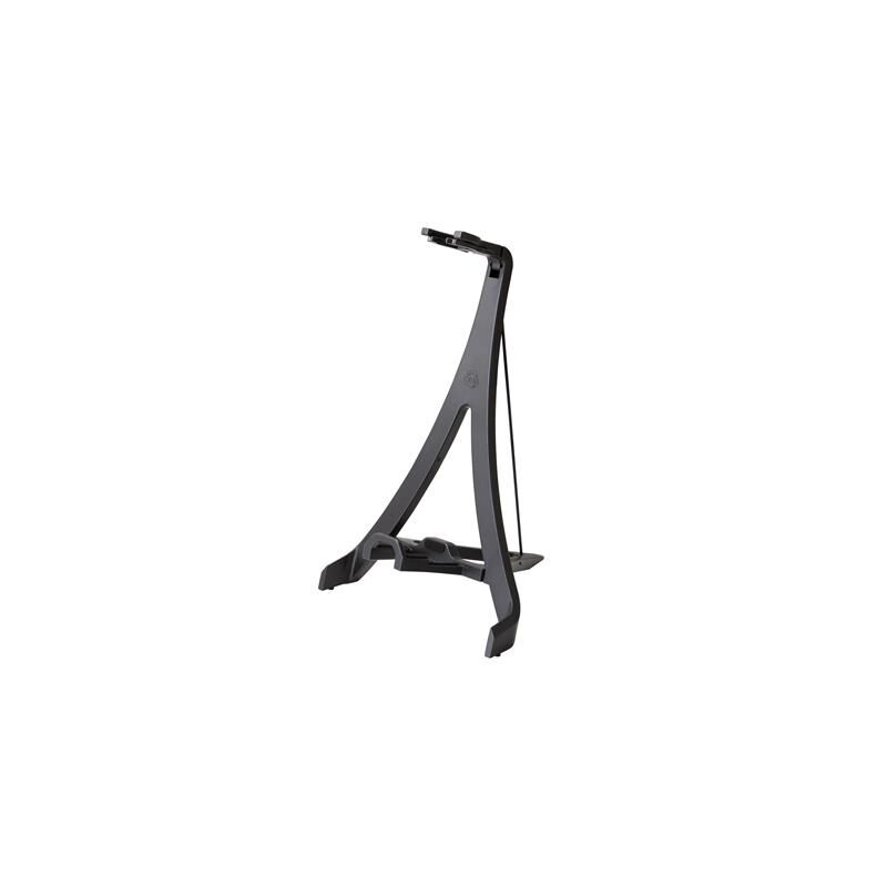 K&M 17650 Guitar Stand »carlos«, Black In A Tall A-Frame Design