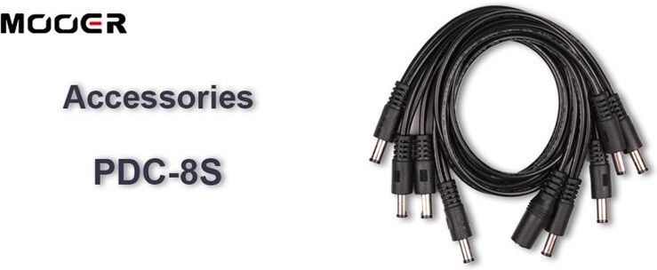 Mooer Pdc8s Multi-Plug 8 Cable (Straight)