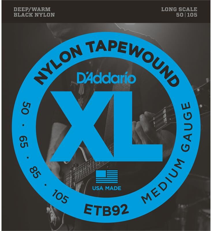 D'Addario Etb92 El.Bass Strenger (050-105) Tapewound L.Scale