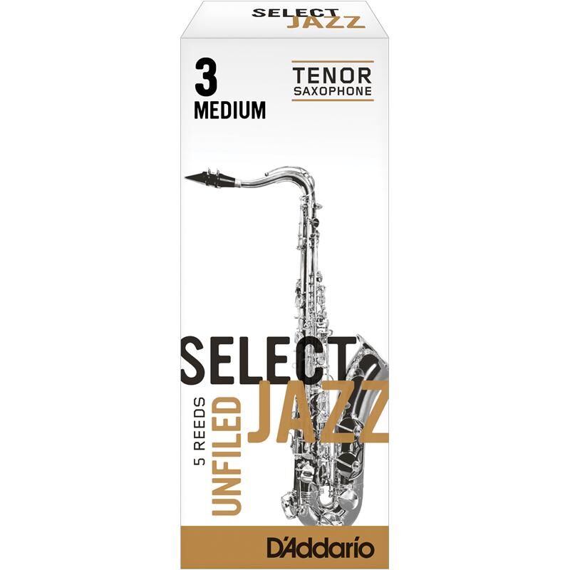 D'Addario Woodwinds D'Addario Select Jazz Unfiled Tenor Sax 3m (Rrs05tsx3m) 5 Pcs.