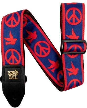 Ernie Ball Eb-4698 Peace Love Dove Red&blue; Gitarreim