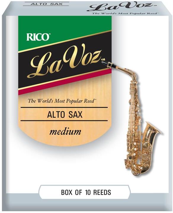 D'Addario Woodwinds D'Addario La Voz Alt Sax, Medium (Rjc10md) 10pcs.