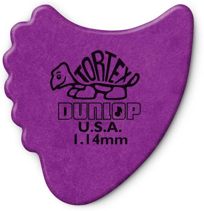 Dunlop 414r114 Tortex Fin 72-Pack