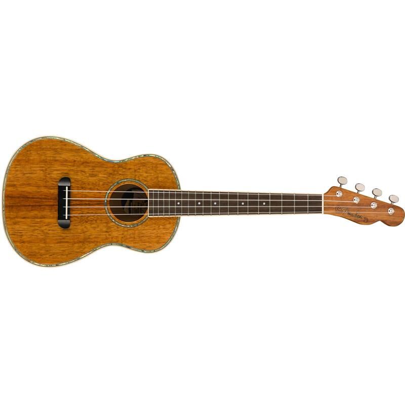 Fender Montecito Tenor Ukulele Walnut Fingerboard, Natural