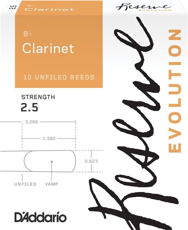 D'Addario Woodwinds D'Addario Dce1025 Flis Reserve Evolution Bb-Klarinett 10-P 2.5