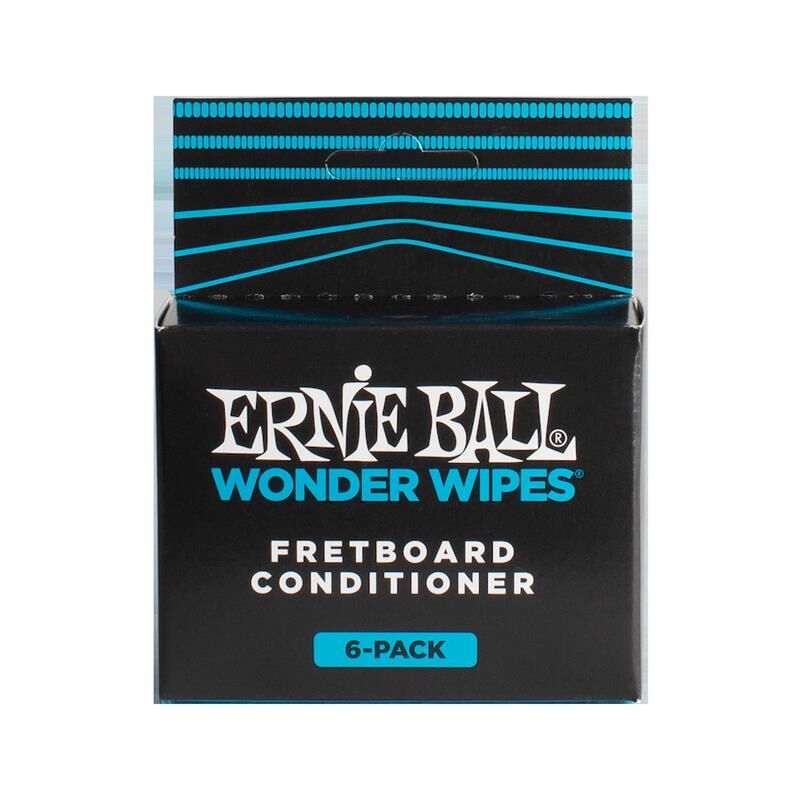 Ernie Ball Eb-4276 Wonder Wipes 6-Pack Fretboard Conditioner