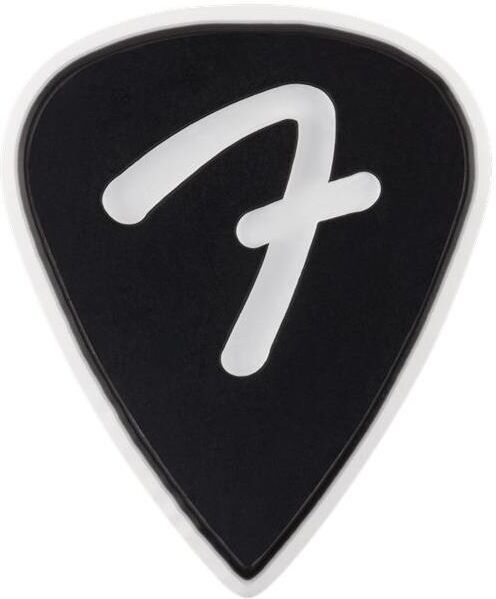 Fender F Grip 351 Picks, Black, 3 Pack