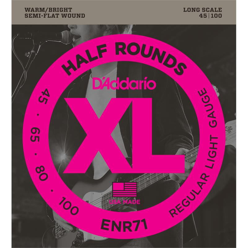 D'Addario Enr71 Half Round. Bass (045-100)