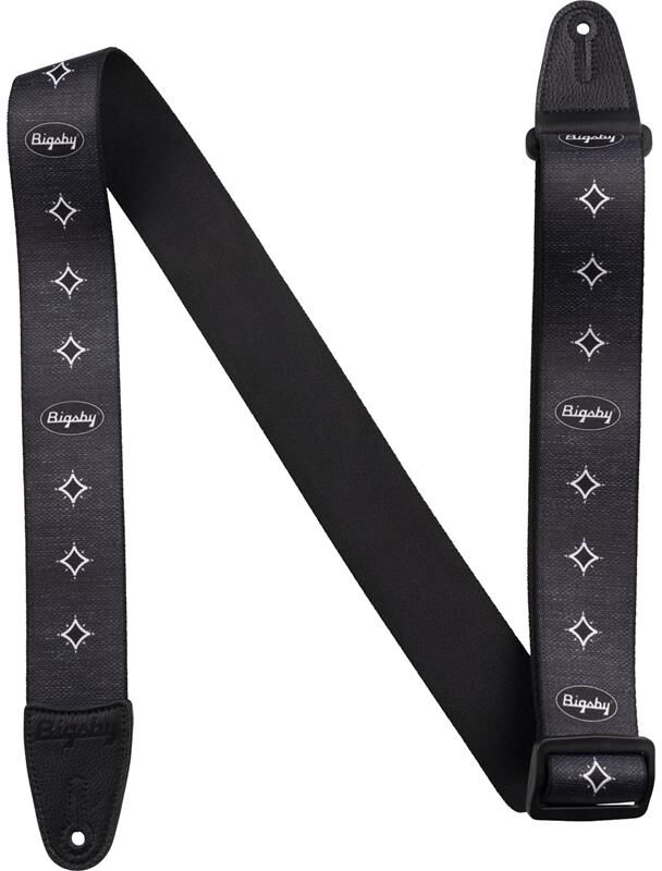 Gretsch Bigsby Star Graphic Strap Black, 2"