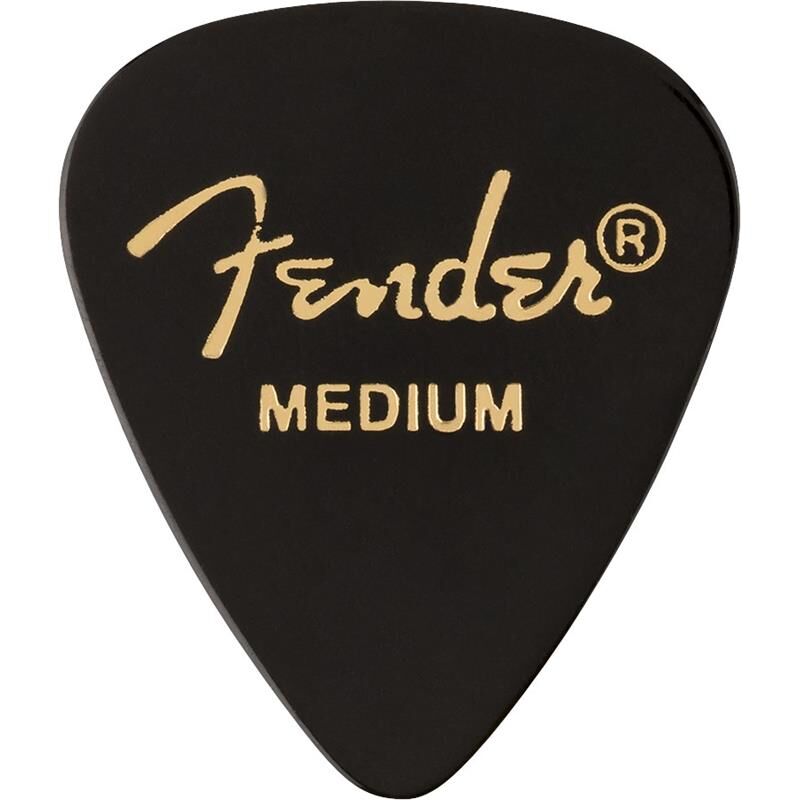 Fender 351 Shape Black, Medium (12-Pack)