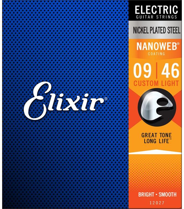 Elixir Nanoweb El-Gitar 6str. (009-046) Custom Light 12027