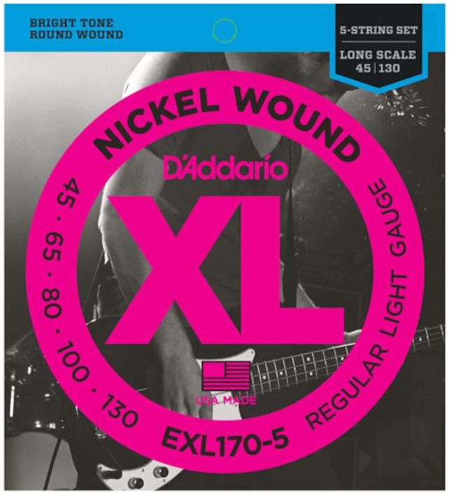 D'Addario Exl170-5 El. Bass (045-130)