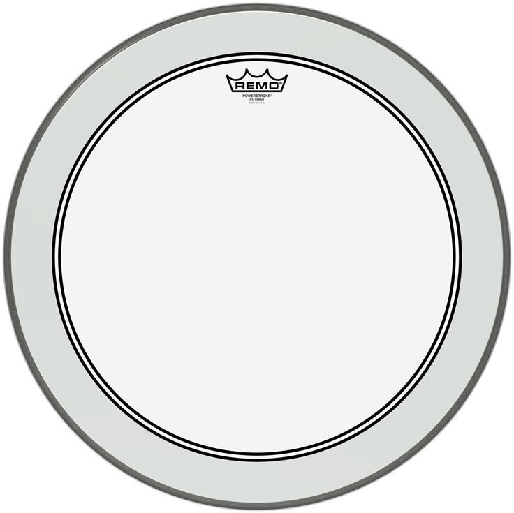 Remo P3-1322-C2 Powerstroke 3 Clear M/slam Patch 22 Basstrommeskinn