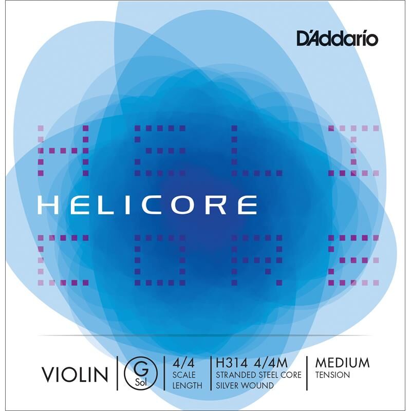 D'Addario H314 4/4m Helicore Violin G 4/4 Med (1 Streng)