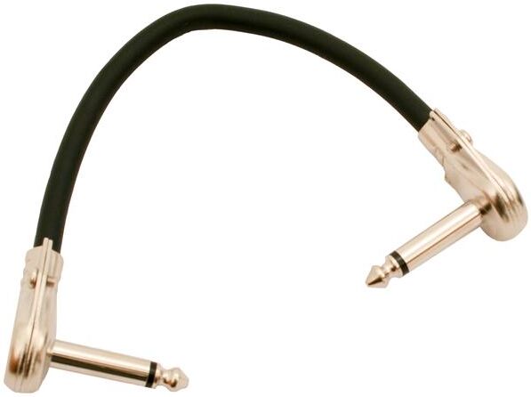 Alctron Instrumentkabel 15 Cm Vinklet Jack Flat Back