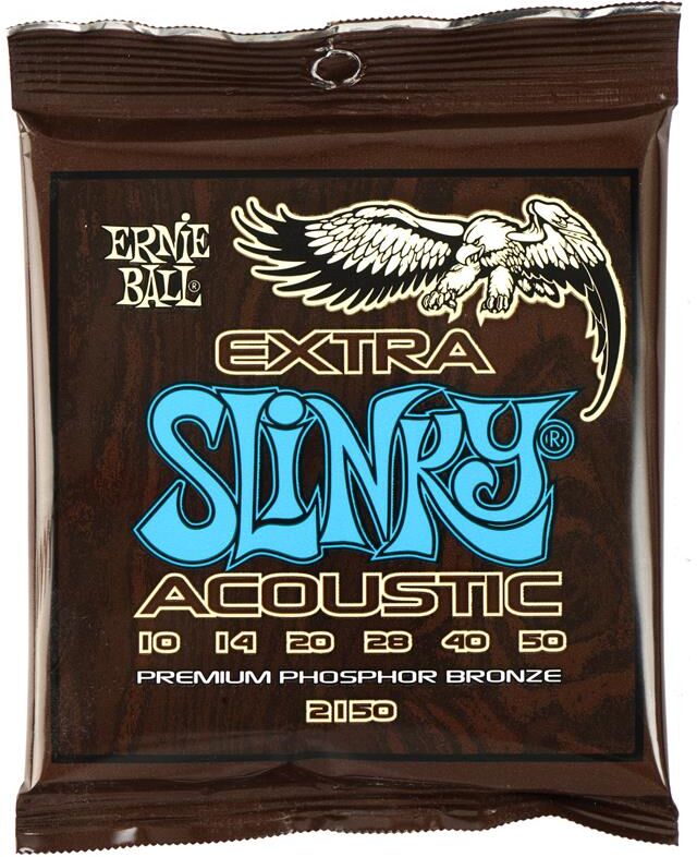 Ernie Ball Eb-2150 Extra Slinky Acoustic (010-050) Slinky Acoustic